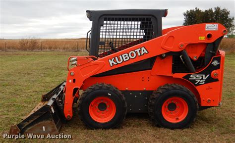 2017 kubota skid steer|kubota ssv75 lift capacity.